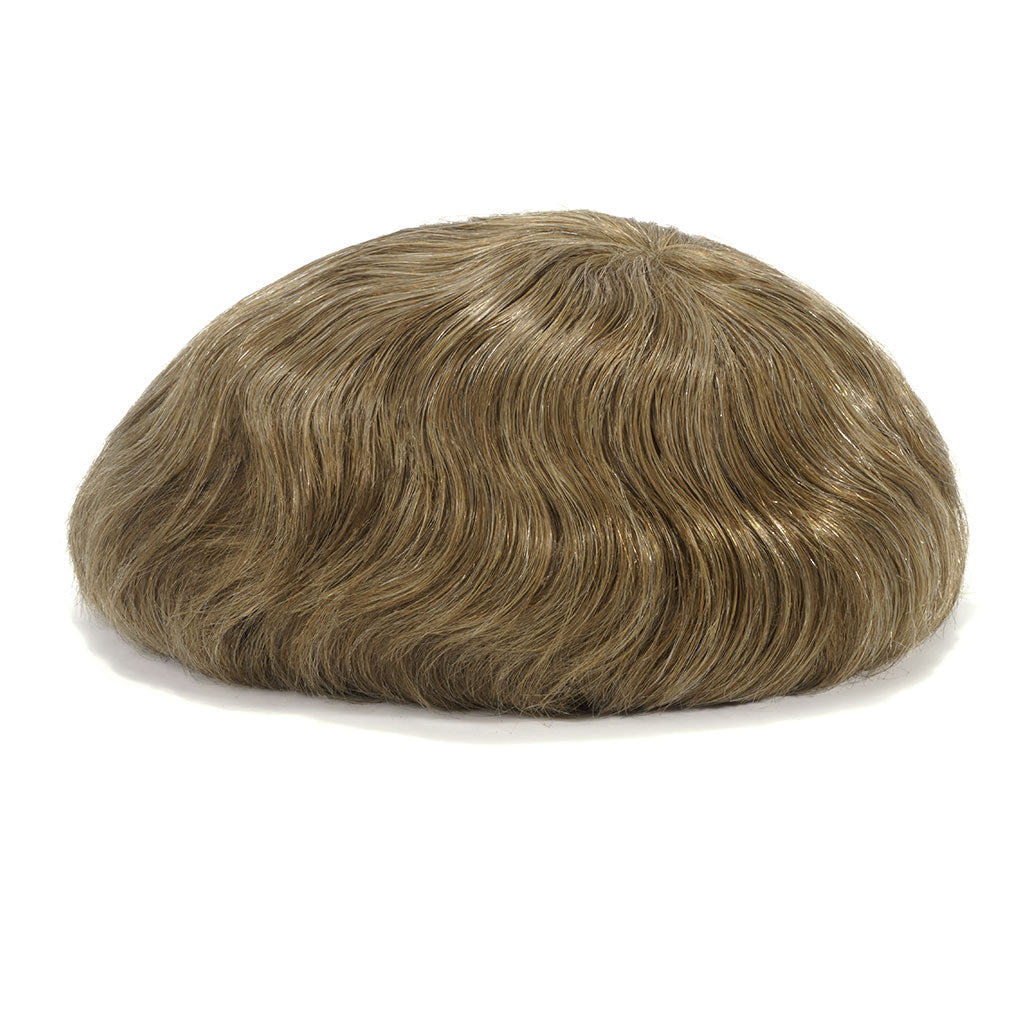 Aero — Full French Lace Hair System — color #1720 Human Grey
