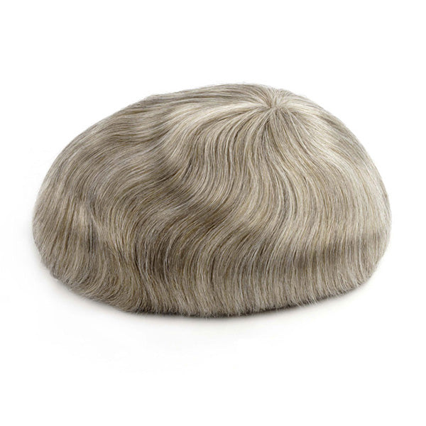 Stryke — 0.06 mm Thin-Skin Hair System with V-Loop Hair — color #1765 Human Grey