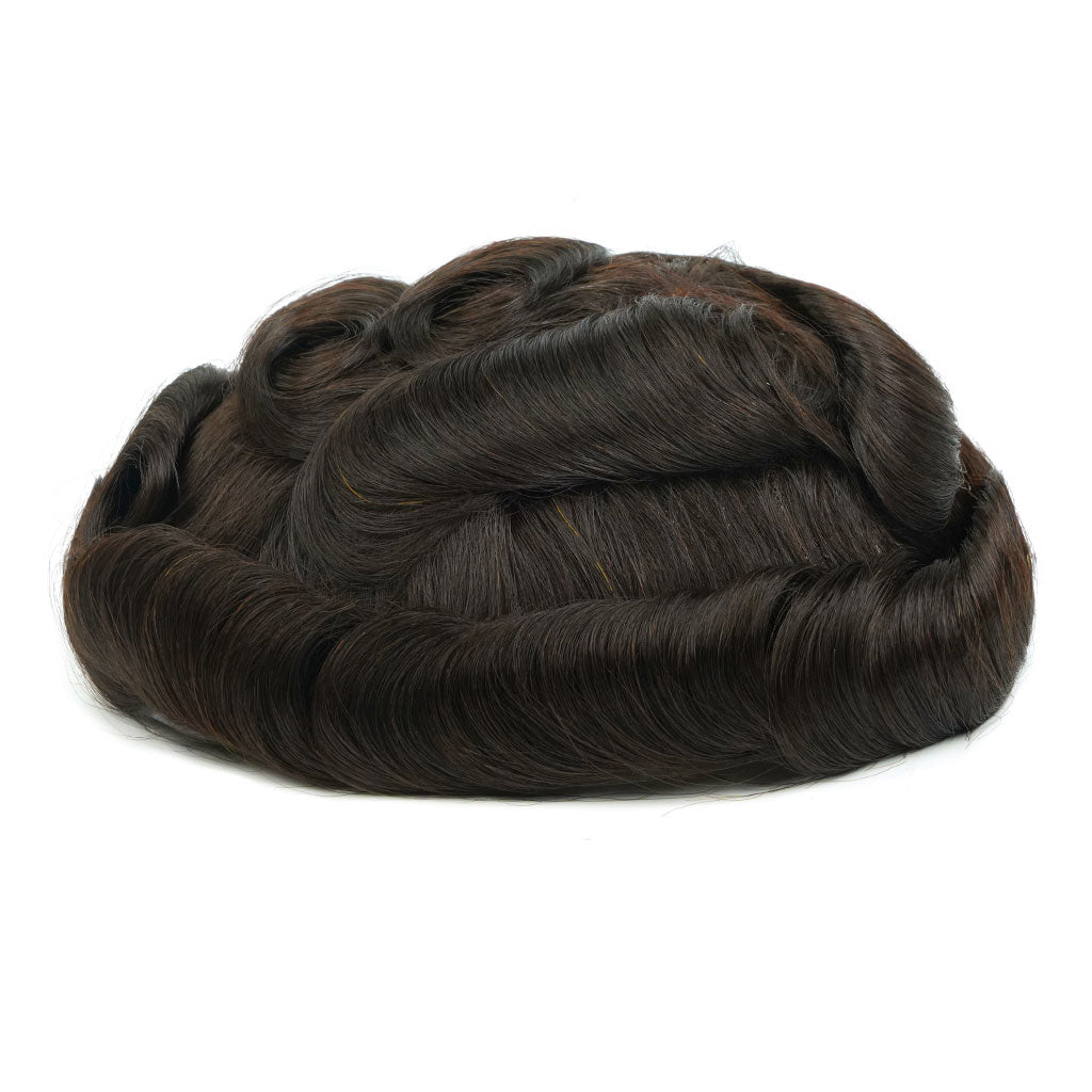Aero Lux — Full Lace Hair System with European Remy Hair — color EU #1B