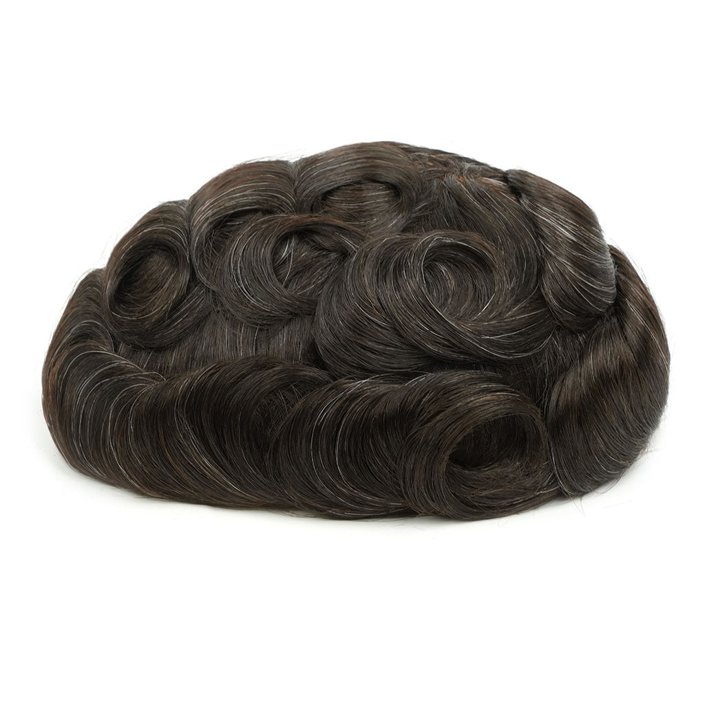 Aero Lux — Full Lace Hair System with European Remy Hair — color EU #1B10