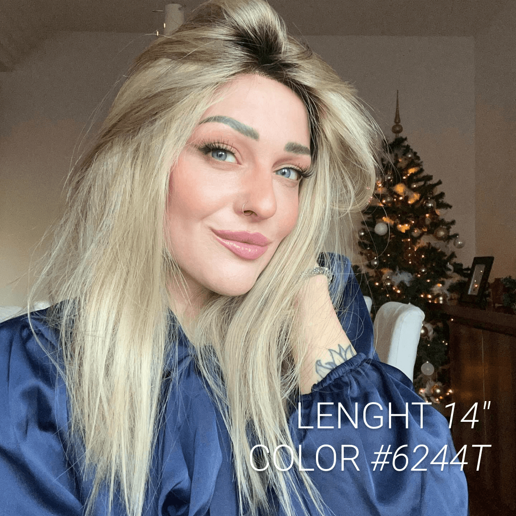 Evelyn — Glue-Free Medical Human Hair Wig