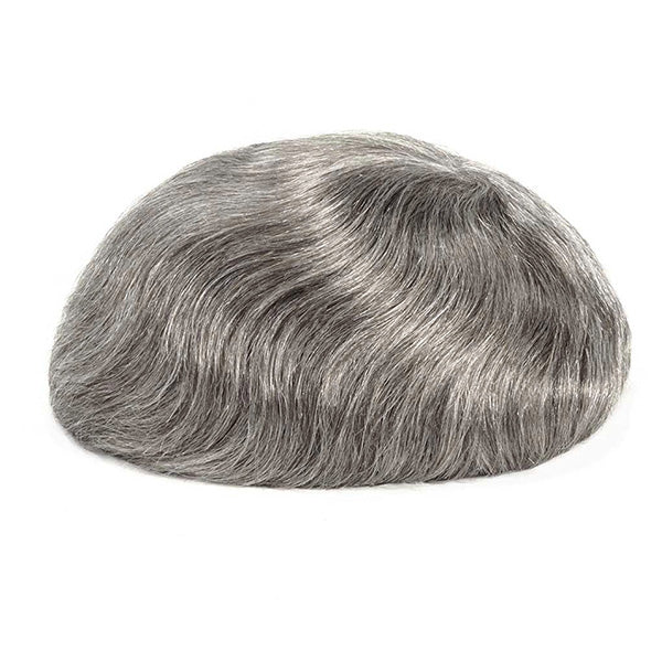 Stryke — 0.06 mm Thin-Skin Hair System with V-Loop Hair — color #360 Human Grey