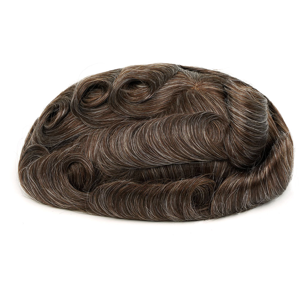 Aero Lux — Full Lace Hair System with European Remy Hair — color EU #420
