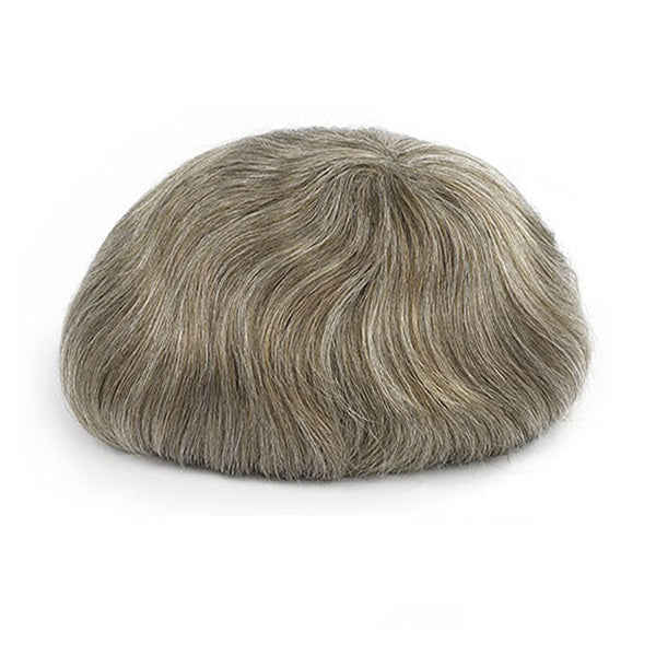 Hollywood — French Lace Hair System with Thin-Skin Perimeter — color #660 Human Grey