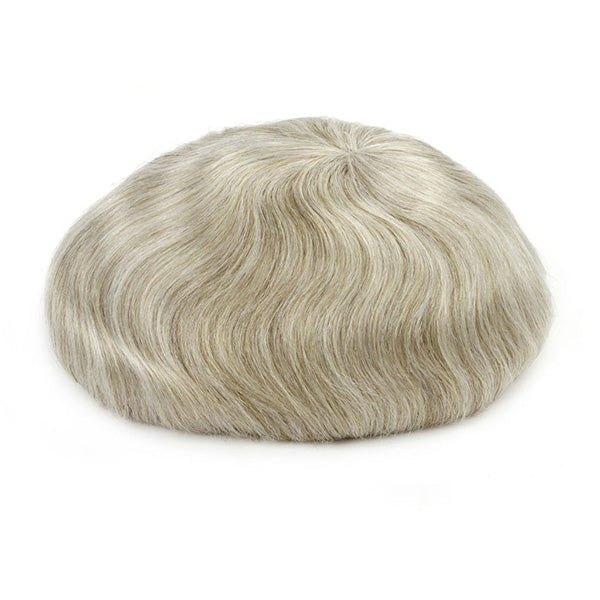 Hollywood-S — Lace Hair System with Thin-Skin Perimeter and Lace Front — color #780 Human Grey