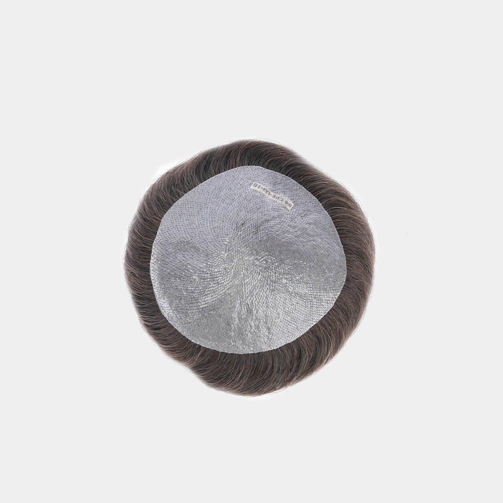 Stryke Mini — Thin-Skin Crown Hairpiece with V-Loop Hair