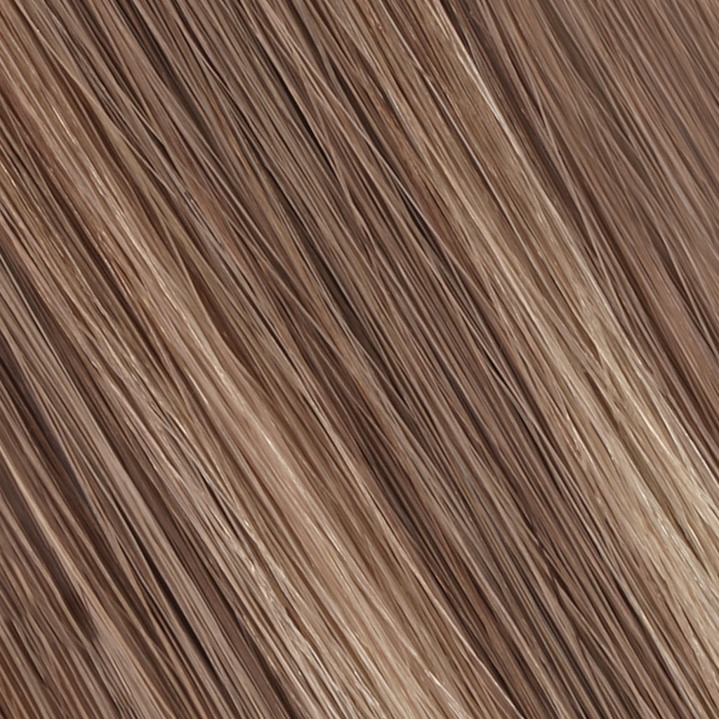 Heather — Hand-Tied Lace Human Hair Wig — color #RBA